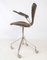 Sedia da ufficio Seven modello 3217 Early Edition di Arne Jacobsen & Fritz Hansen, 1955, Immagine 5