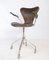 Sedia da ufficio Seven modello 3217 Early Edition di Arne Jacobsen & Fritz Hansen, 1955, Immagine 2