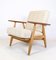 Original Teak and Oak Cigar Lounge Chairs attributed to Hans J. Wegner for Getama, 1960s, Set of 2 4