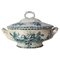 French Faience Soup Tureen with Floral Decoration, 1890s 1