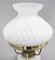 Vintage Opaline Glass and Brass Table Lamp, 1970s, Image 6