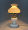 Vintage Opaline Glass and Brass Table Lamp, 1970s 8