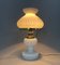 Vintage Opaline Glass and Brass Table Lamp, 1970s, Image 8