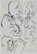 Mino Maccari, Seductive Woman, Ink Drawing, 1970s, Image 1