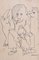 Mino Maccari, Porträt von Giorgio De Chirico, Tuschezeichnung, 1955 1