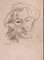 Mino Maccari, Portrait, Dessin au Crayon, 1935 1