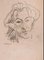 Mino Maccari, Portrait, Pencil Drawing, 1935 1