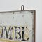 Vintage Bauernschild aus Metall, 1950er 3