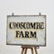 Vintage Metal Farm Sign, 1950s 1