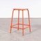 French Bright Red Laboratory Stools, 1970s, Set of 3, Image 1