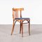 Bentwood Upholstered Upholstered Bistro Chairs, 1960s, Set of 4, Image 8