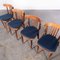 Bentwood Upholstered Upholstered Bistro Chairs, 1960s, Set of 4, Image 4
