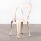 Original French Dining Chairs in White attributed to Tolix, 1950s, Set of 5, Image 12