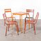 French Outdoor Table and Chairs, 1950s, Set of 5 5