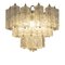 Mid-Century Modern Handcrafted Glass Chandelier, 1960, Image 2