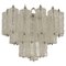 Mid-Century Modern Handcrafted Glass Chandelier, 1960 1