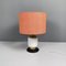 Mid-Century Modern Italian Metal Fabric and Glass Table Lamp by Stilnovo, 1960s, Image 3