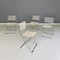 Italian Modern Adjustable Chairs in Metal attributed to De Marco & Rebolini for Robots, 1970s, Set of 4 2