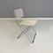 Italian Modern Adjustable Chairs in Metal attributed to De Marco & Rebolini for Robots, 1970s, Set of 4 4