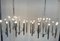 Mid-Century Silver Plated Chandeliers by Gaetano Sciolari for Lightolier, 1960, Set of 2 4