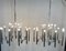 Lámparas de araña Mid-Century bañadas en plata de Gaetano Sciolari para Lightolier, 1960. Juego de 2, Imagen 2