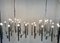 Mid-Century Silver Plated Chandeliers by Gaetano Sciolari for Lightolier, 1960, Set of 2 3