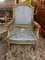 French Gilt Wood Chairs, Set of 2 3