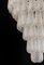 Lámpara de araña italiana de pétalos de cristal de Murano, años 70, Imagen 11
