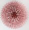 Lámparas de araña de cristal de Murano Poliedri rosa, años 90. Juego de 2, Imagen 3