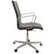 Oxford Office Chair in Black Leather by Arne Jacobsen 2