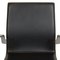 Oxford Office Chair in Black Leather by Arne Jacobsen, Image 9