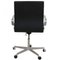 Oxford Office Chair in Black Leather by Arne Jacobsen 4