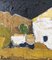 White Village, Oil Painting, Framed 8