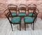 Art Deco Dining Chairs, Set of 5 4