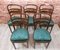 Art Deco Dining Chairs, Set of 5 8
