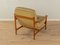 Fauteuil en Teck et Cuir, 1960s 4