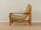 Armchair in Teak & Leather, 1960s 3