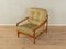 Armchair in Teak & Leather, 1960s 1