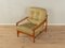 Fauteuil en Teck et Cuir, 1960s 1