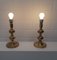 Mid-Century Brass Table Lamps, 1960s, Set of 2 16