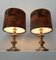 Mid-Century Brass Table Lamps, 1960s, Set of 2 5