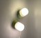 Green Bakelite Wall or Ceiling Lamps, 1960s, Set of 2 4