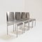 Aluminum Dining Chairs, Belgium, 1980s, Set of 8 2