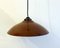 Conical Suspension in Brown Lacquered Metal from Mathias, France, 1970s 7