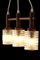 Danish Ceiling Lamp in Teak and Glass 5