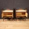 Tables de Chevet, Italie, 1950s, Set de 2 3