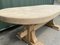 Large French Bleached Oak Farmhouse Dining Table, 1920s, Image 8