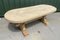 Large French Bleached Oak Farmhouse Dining Table, 1920s, Image 28