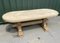 Large French Bleached Oak Farmhouse Dining Table, 1920s 19
