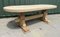 Large French Bleached Oak Farmhouse Dining Table, 1920s 27